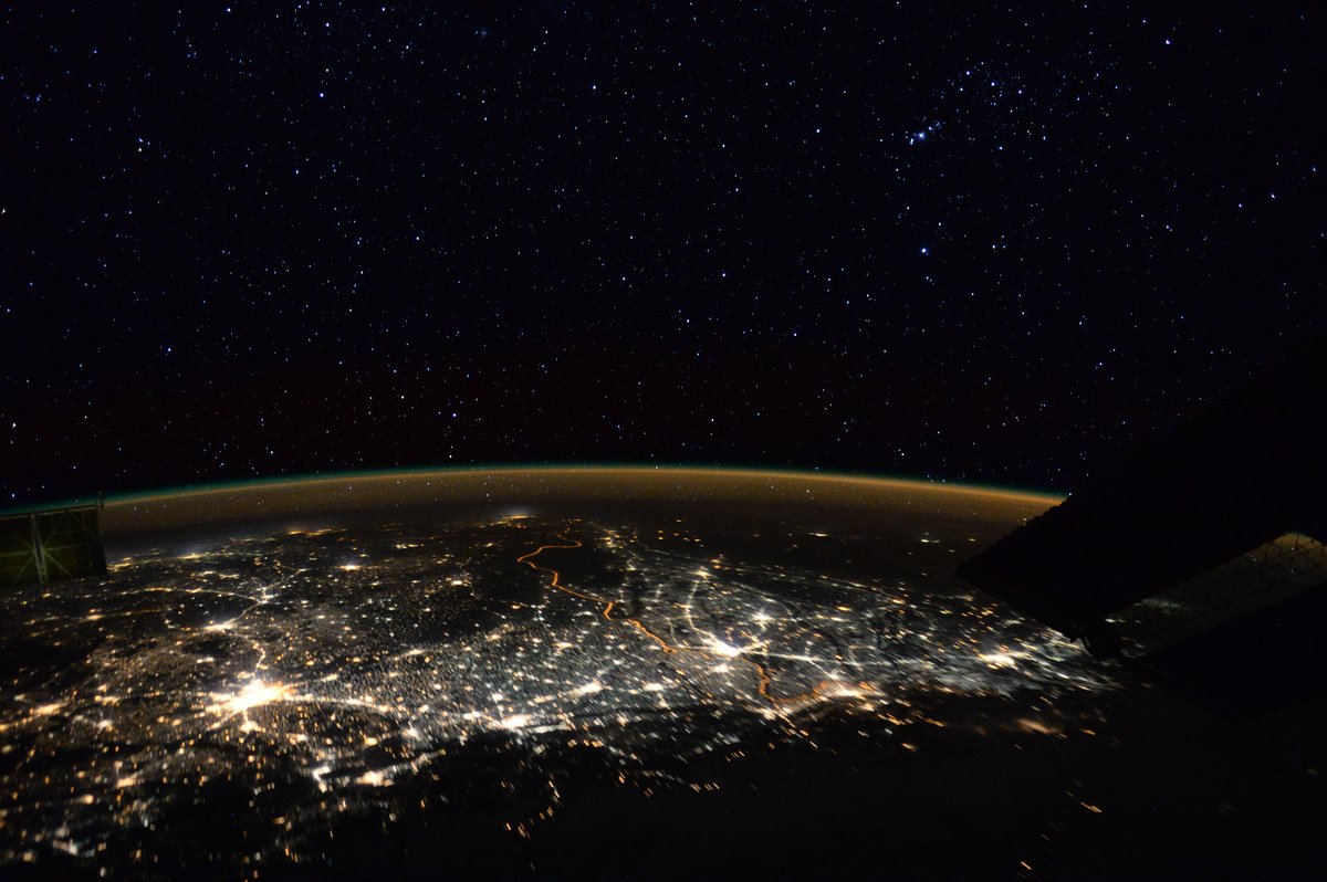 City lights from the ISS Destination Space