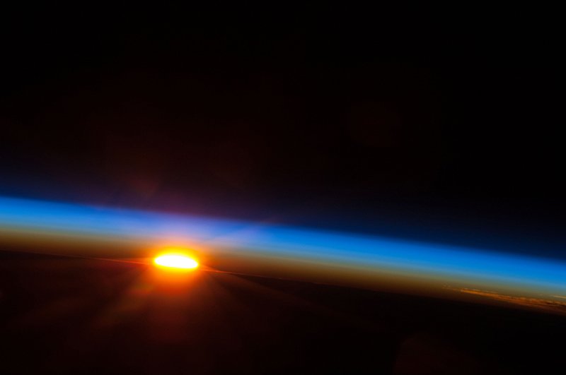 On the ISS the sun rises and sets 15 or 16 times in 24 hours.